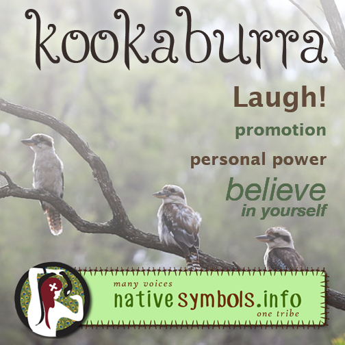 Kookaburra brings messages.